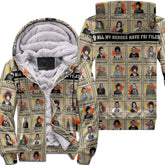 All My Heroes Have FBI Files Sherpa Hoodie