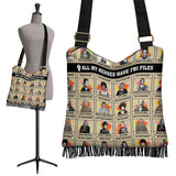All My Heroes Have FBI Files Boho Handbag
