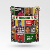 All My Heroes Jacquard Woven Blanket