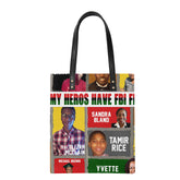 All My Heroes Leather Ordinary Tote Bag