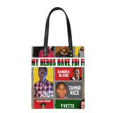 All My Heroes Leather Ordinary Tote Bag