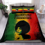 Angela Davis Rasta Freedom Bedding Set