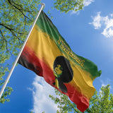 Angela Davis Rasta Freedom Flag