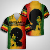 Angela Davis Rasta Freedom Hawaiian Shirt