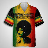 Angela Davis Rasta Freedom Hawaiian Shirt