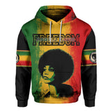 Angela Davis Rasta Freedom Hoodie