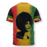 Angela Davis Rasta Freedom T Shirt