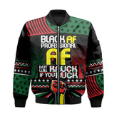 Black AF Proffessional AF Bomber Jacket
