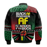 Black AF Proffessional AF Bomber Jacket