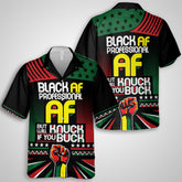 Black AF Professional AF Hawaiian Shirt