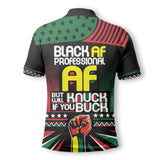 Black AF Proffessional AF Polo Shirt
