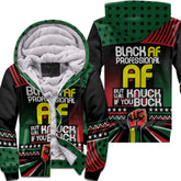 Black AF Professional AF Sherpa Hoodie