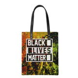 Black Lives Matter Leather Ordinary Tote Bag