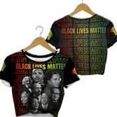 Black Lives Matter Ver 2 Croptop T Shirt