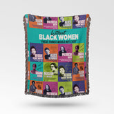Black women Jacquard Woven Blanket