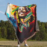 Bobmarley Jacquard Woven Blanket