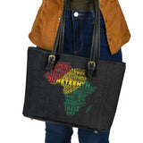 Freedom Rises Leather Tote Bag