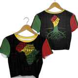 Freedom Rises Croptop T Shirt