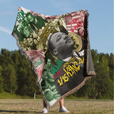 Martin Luther King Jacquard Woven Blanket
