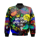 Never Apologize For Bomber Jacket