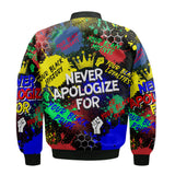Never Apologize For Bomber Jacket