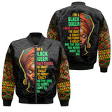 Black Queen Bomber Jacket