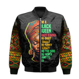 Black Queen Bomber Jacket
