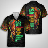 Black Queen Hawaiian Shirt