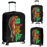 Black Queen Luggage Cover