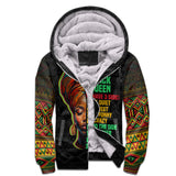 Queen Black Sherpa Hoodie