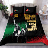They Raised Their Fists Bedding Sets