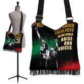 They Raised Their Fists Boho Handbag
