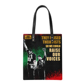 They Raised Their Fists Leather Ordinary Tote Bag