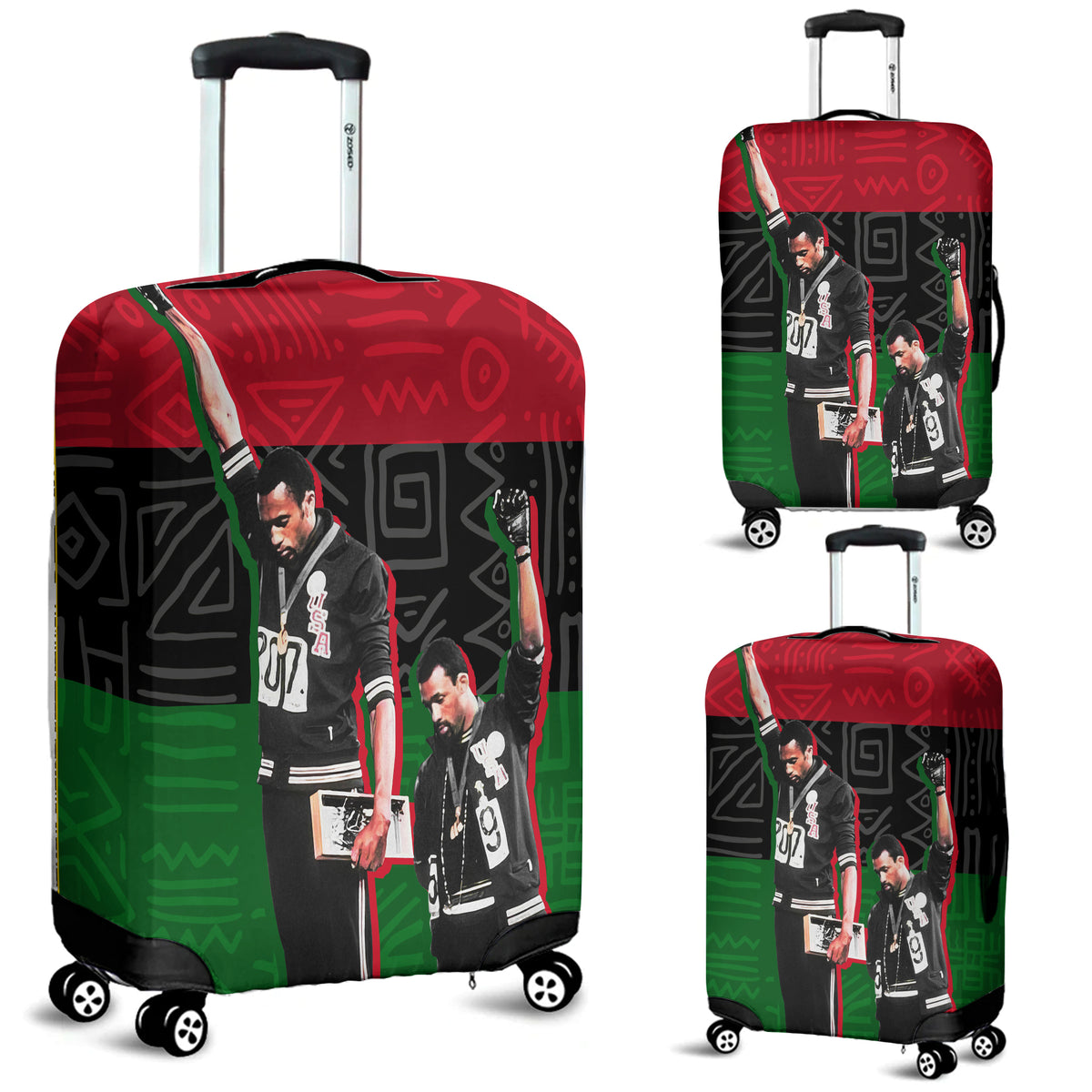 68 Olympics Luggage Cover