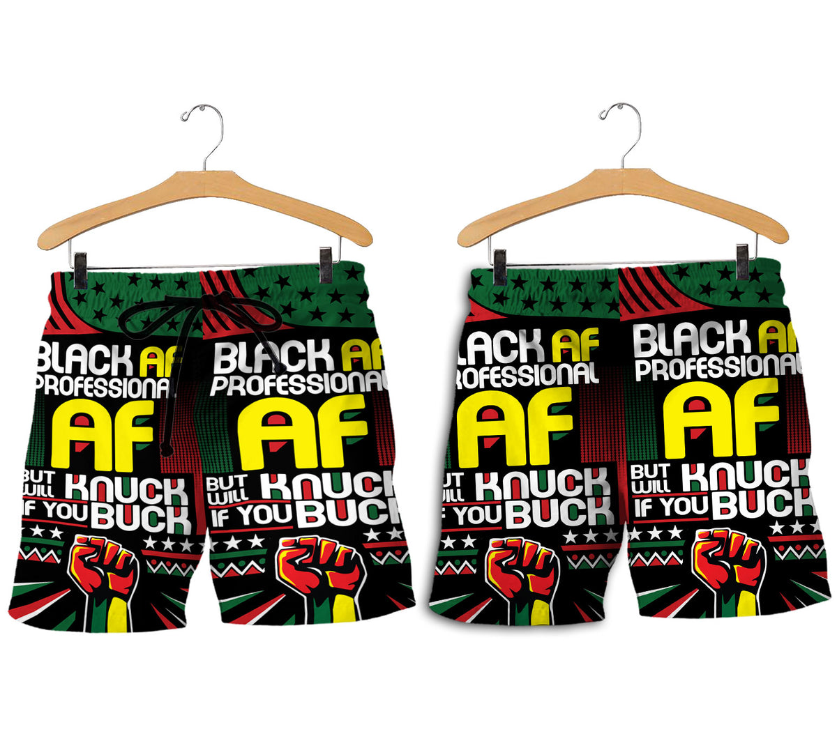 AF Black AF Professional AF Men Shorts