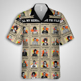 All My Heroes Have FBI Files Hawaiian Shirt