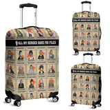 All My Heroes Have FBI Files Luggage Cover