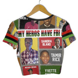 All My Heroes Croptop T Shirt