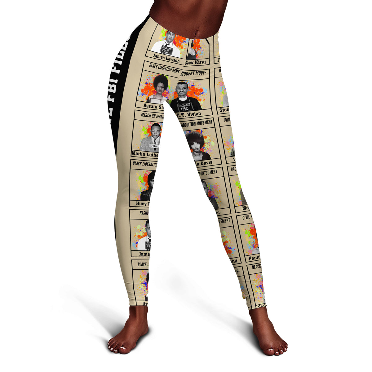 All My Heroes Have FBI FIles Leggings