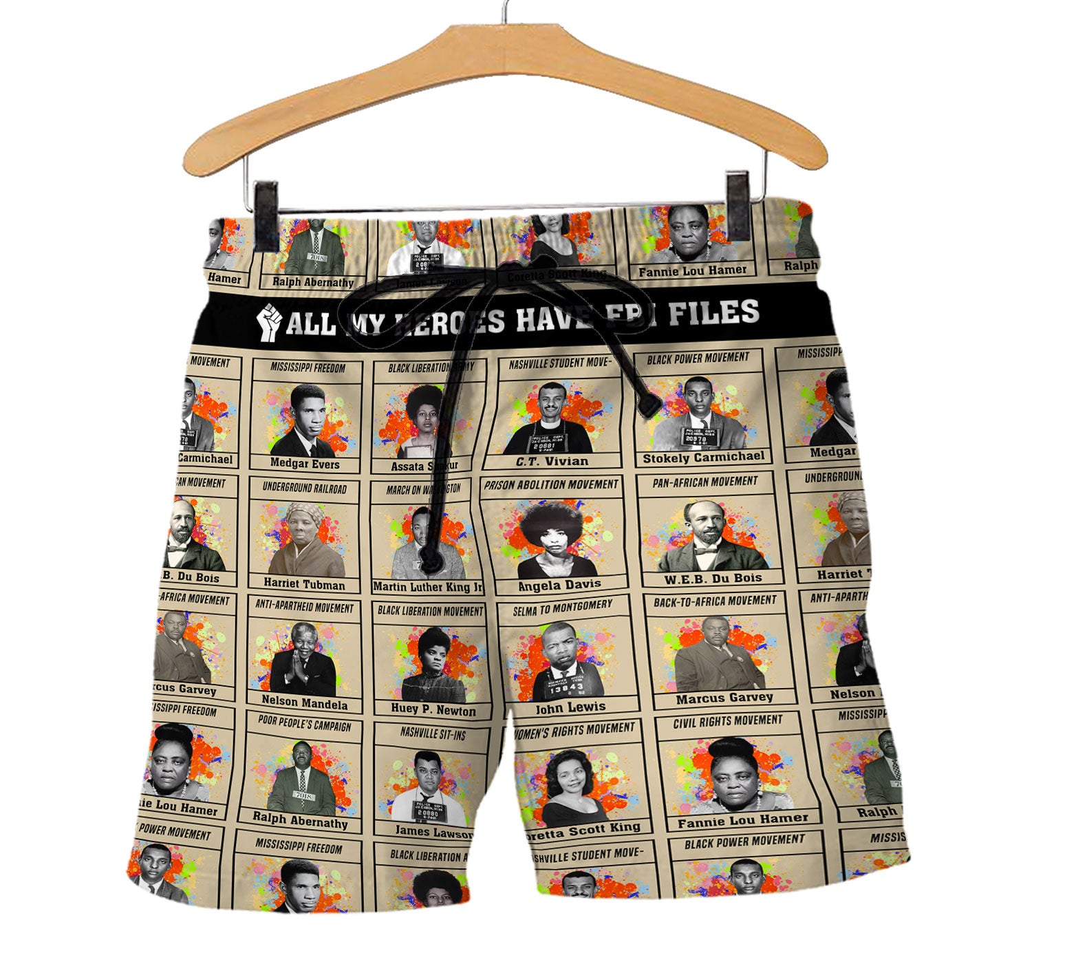 All My Heroes Have FBI Files Men Shorts