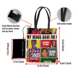 All My Heroes Leather Ordinary Tote Bag