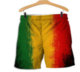Angela Davis Rasta Freedom Shorts