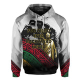 Black History Hoodie, Forward Ever Backward Never African Pride Pullover Hoodie