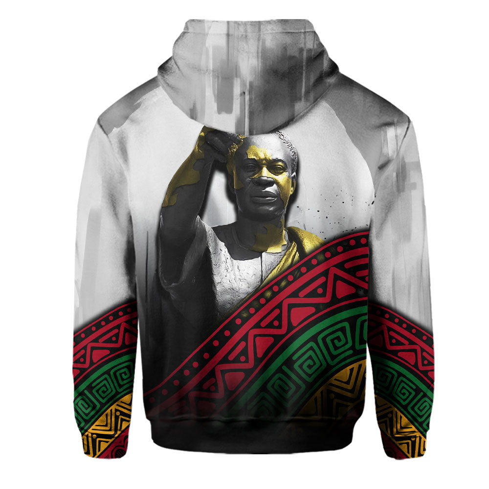 Black History Hoodie, Forward Ever Backward Never African Pride Pullover Hoodie