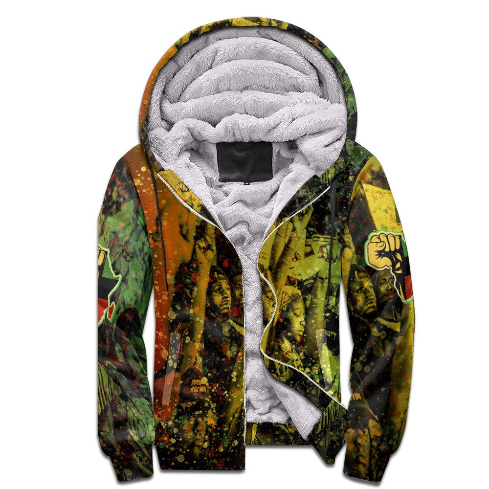 Black Lives Matter Sherpa Hoodie
