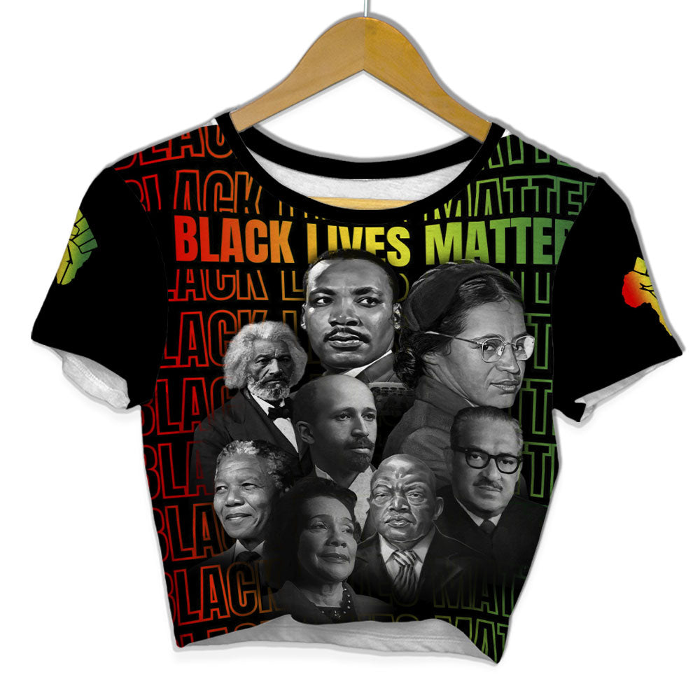 Black Lives Matter Ver 2 Croptop T Shirt