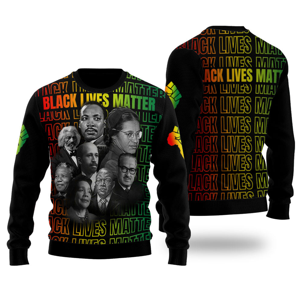 Black Lives Matter Ver 2 Ugly Sweater