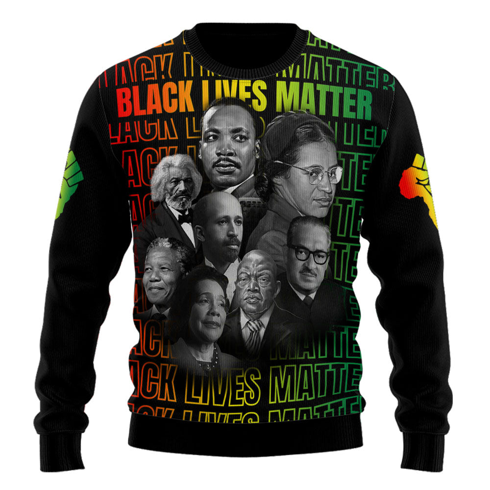 Black Lives Matter Ver 2 Ugly Sweater