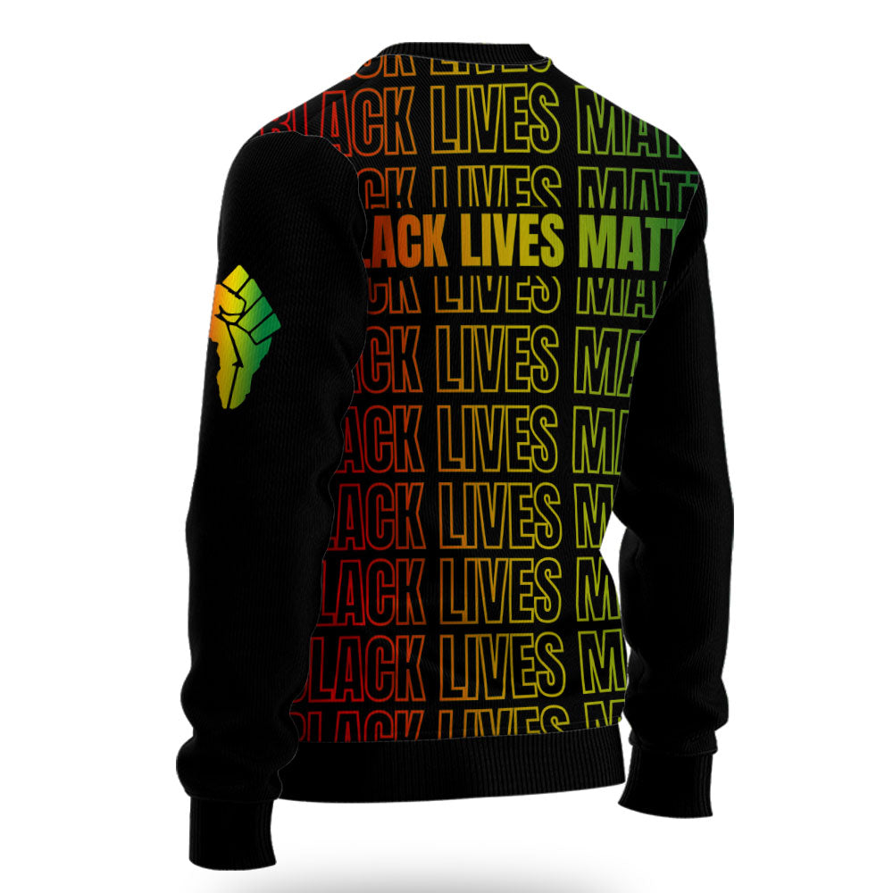 Black Lives Matter Ver 2 Ugly Sweater