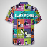 Black Woman Hawaiian Shirt
